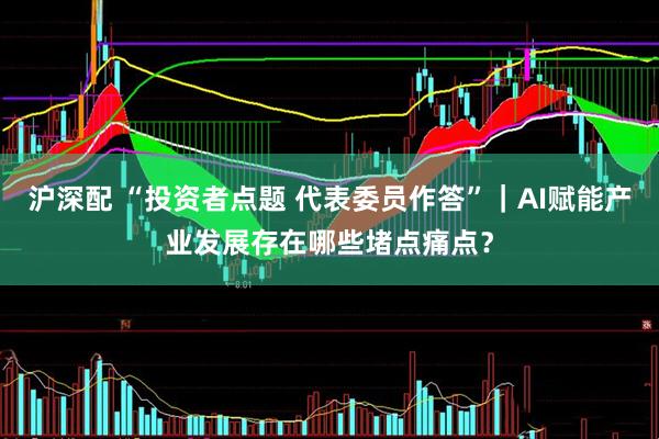 沪深配 “投资者点题 代表委员作答”｜AI赋能产业发展存在哪些堵点痛点？
