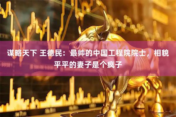 谋略天下 王德民：最帅的中国工程院院士，相貌平平的妻子是个疯子